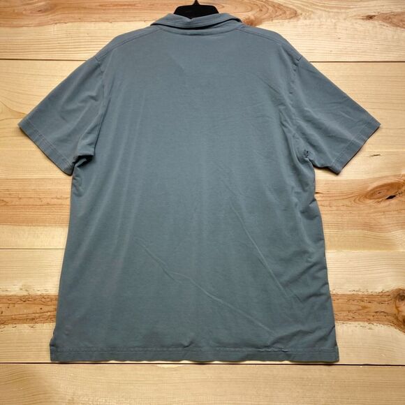 Public Rec Mens Polo Shirt XXL Gray Solid Pima Cotton Casual Soft - Picture 9 of 12